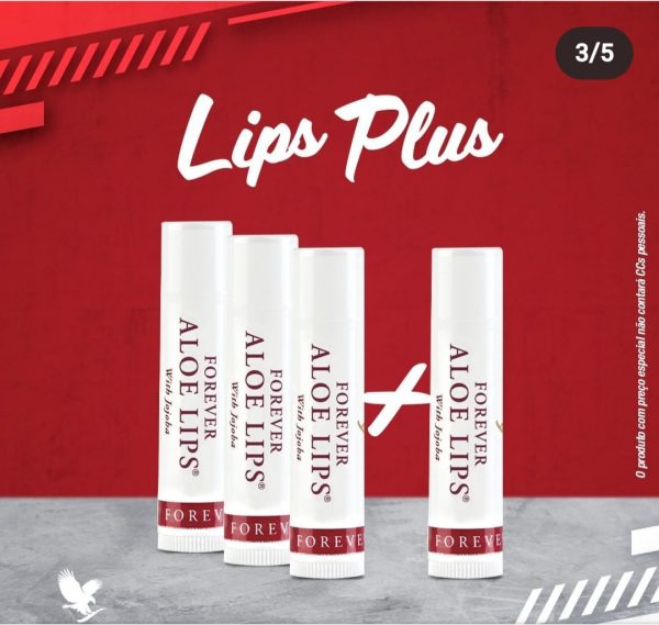 Promoção Aloe Lips Plus leve 3 unidades e ganhe + 1